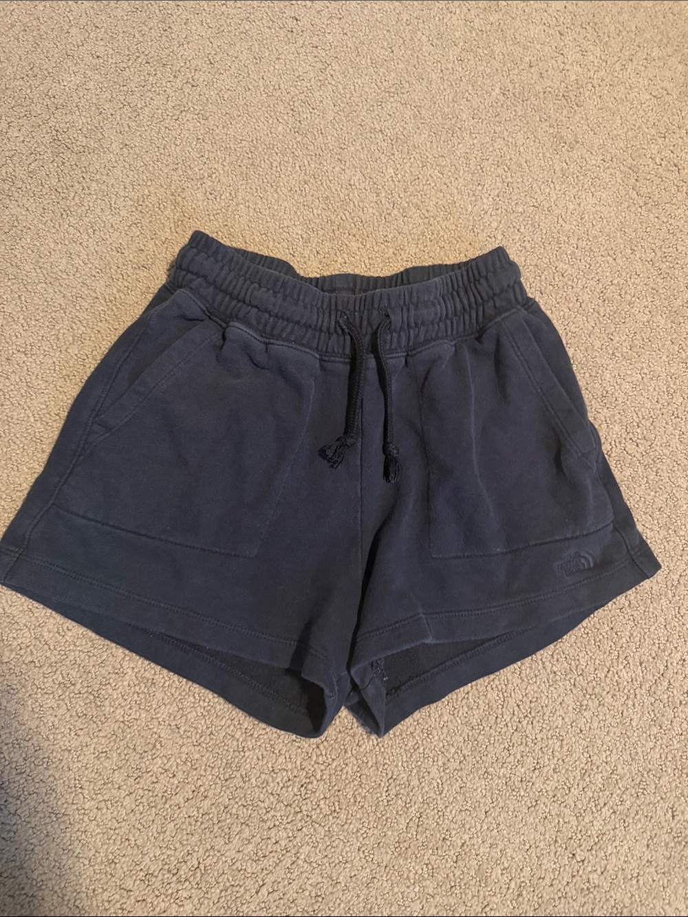 The North Face Women's Navy Elastic Waist Athletic Shorts